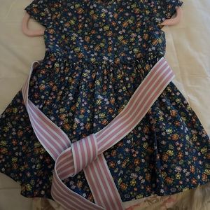 Ralph Lauren Floral Kids Dress - Blue and Pink